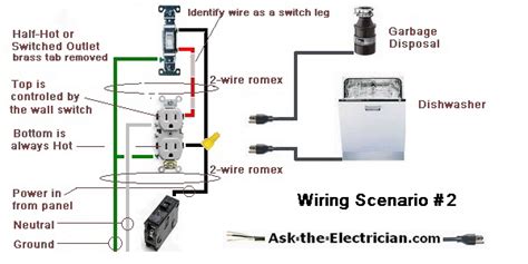 wiring diagram for a garbage disposal 